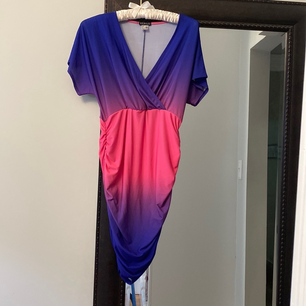 Dress multi color never been worn.